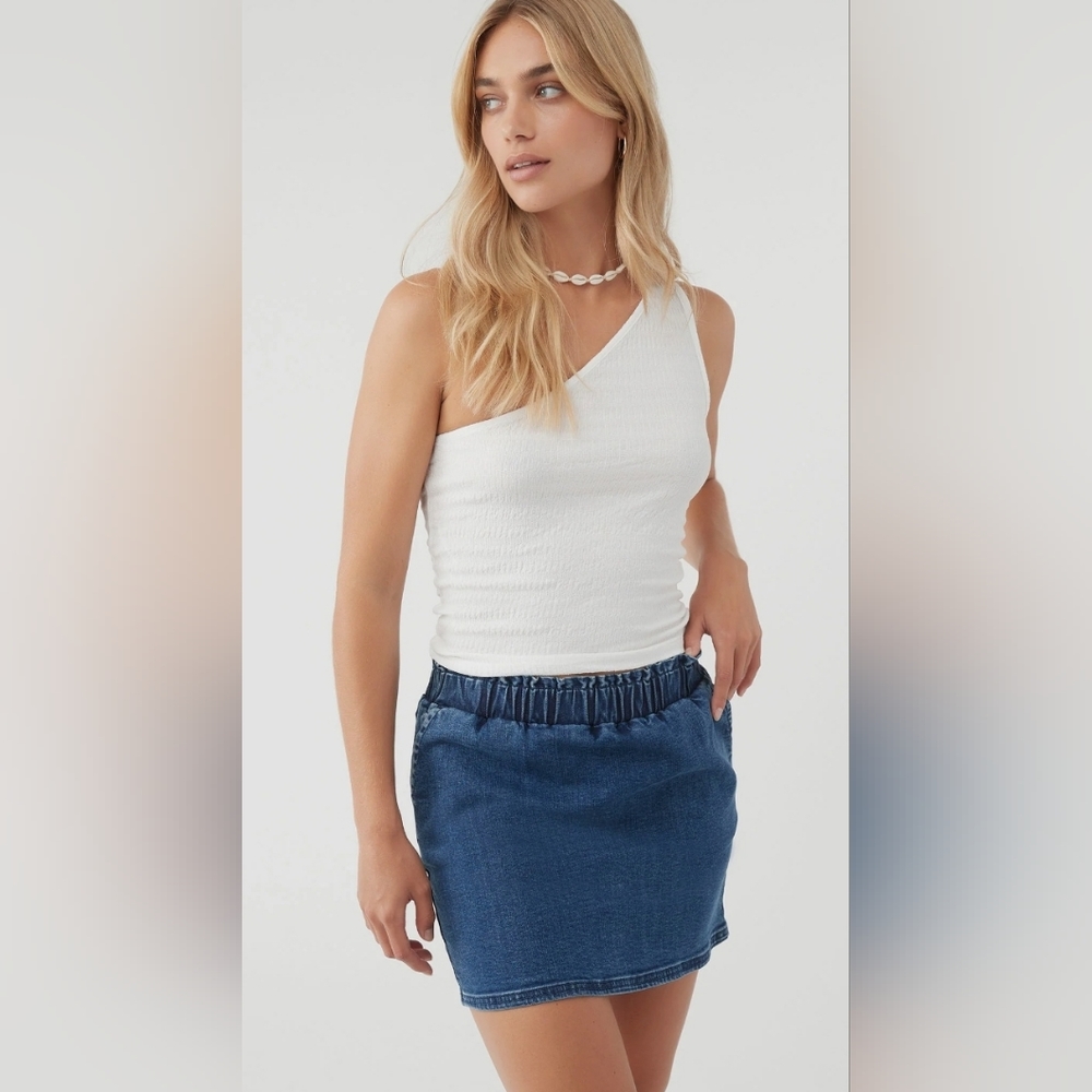 304 O'Neil Stretchy Denim Skirt